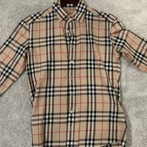BURBERRY BRIT Long Sleeve Novacheck Button Down